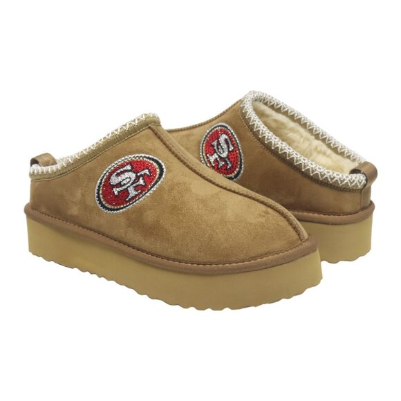 NFL San Francisco 49ers Slip on Boot Ugg with Crystal Logo - Picture 1 of 3